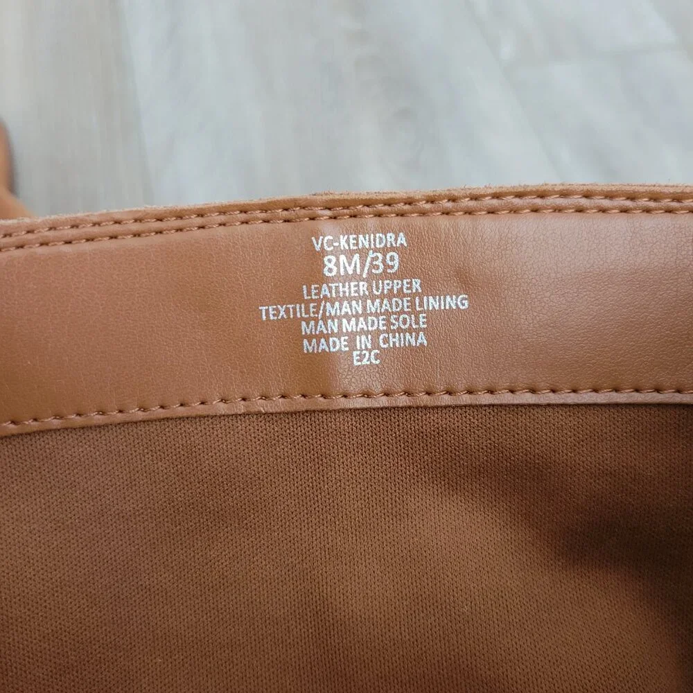 Vince Camuto NWOT Women's Size 8 Kenidra Water-Repellent Slouch Boots | Caramel - Picture 6 of 8